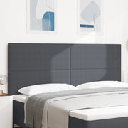 Testiera  Design Semplice Grigio Scuro 200 cm Tessuto Corduroy