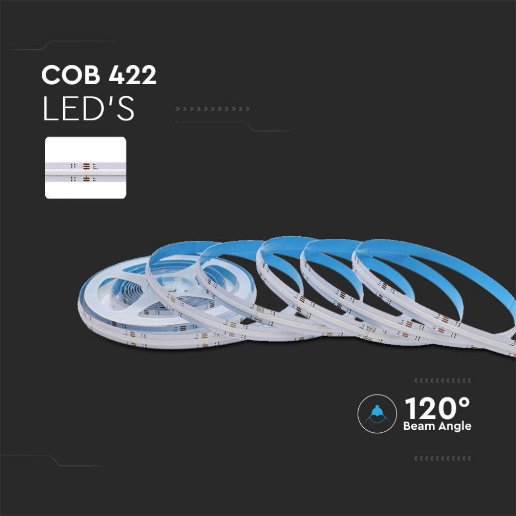 Striscia Strip LED COB 13W/m 5m 24V RGB IP20 10mm SKU 2880
