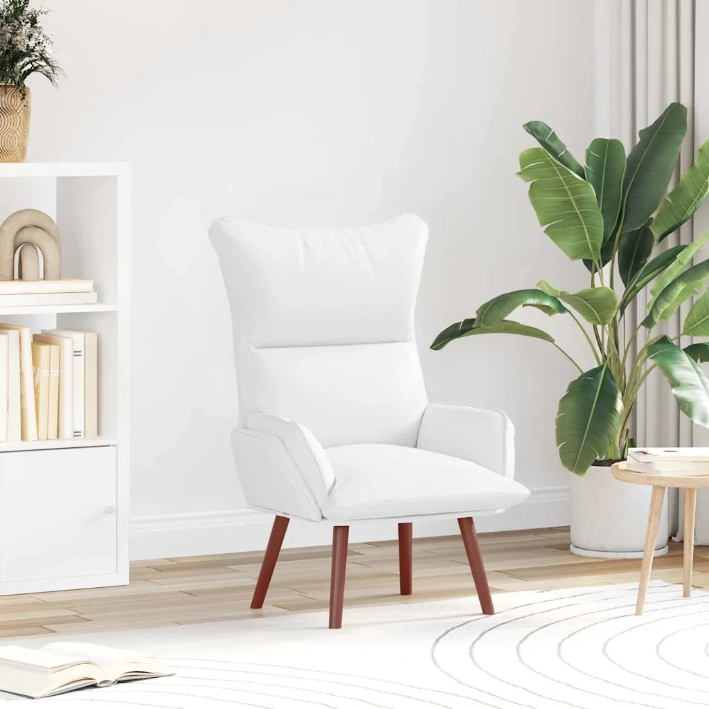 poltrona Bianco 69 x 74 x 93 cm Pelle Artificiale 42001864
