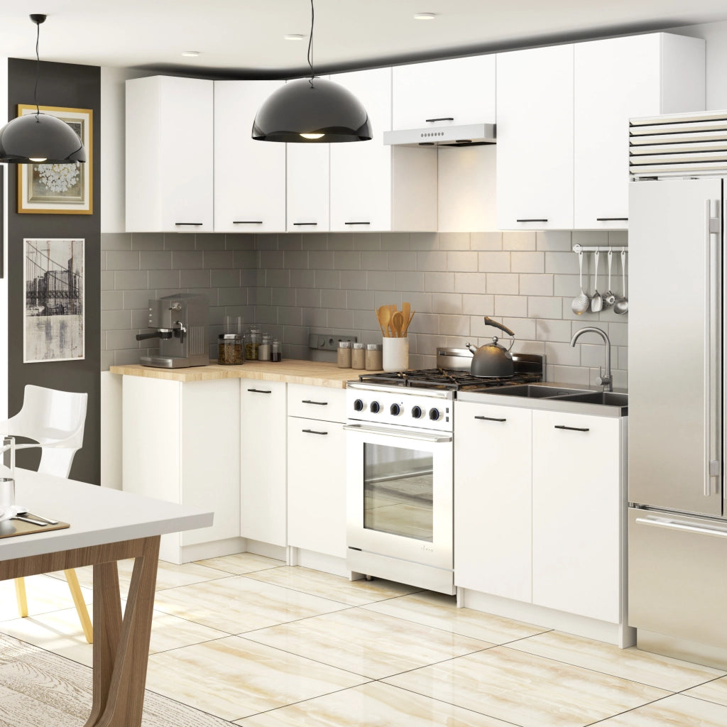 Mobile da cucina pensile sistema AKORD OLIWIA 60 cm H720 Bianco 2 ante 60x30x72 cm