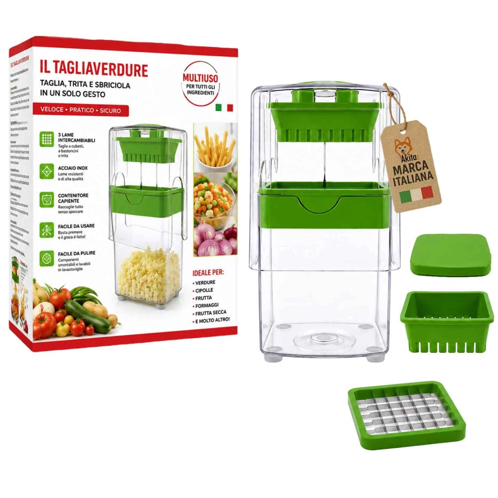 Akitaink Tagliaverdure Affettatrice Multiuso Manuale