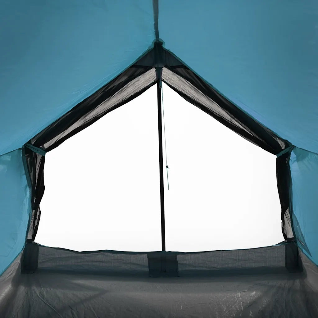 Tenda da Campeggio per 2 Persone Blu Impermeabile 94360