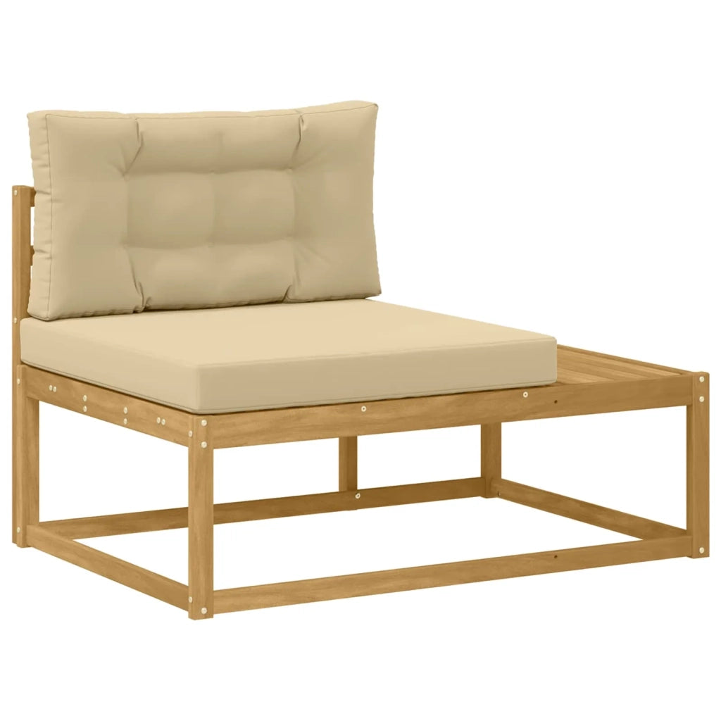 Divano da esterno-Divano da Giardino Bianco 115 x 83 x 73 cm Poliestere 963543