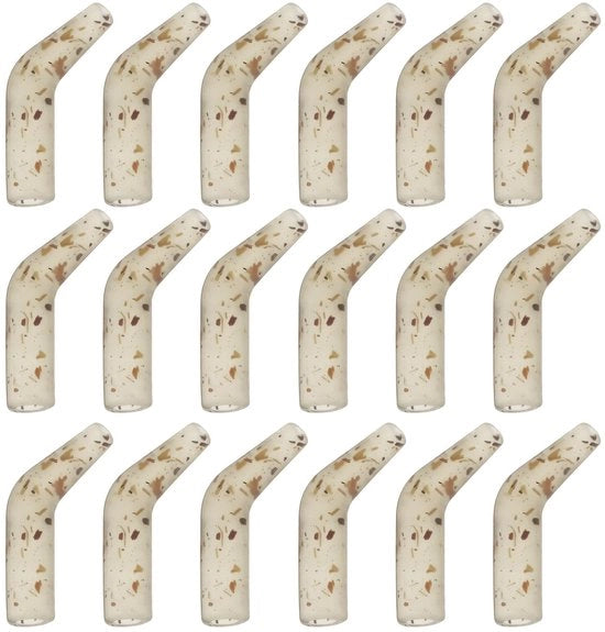 Kit di attacco da pesca multifunzionale compatibile con attacchi da 4/6 - 50 pezzi - 12 mm - migliorata resistenza all'usura - materiale da attacco da pesca duraturo - set di righe da pesca