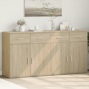 Credenze 2 pz Rovere Sonoma 79x38x80 cm in Legno Multistrato 3276618