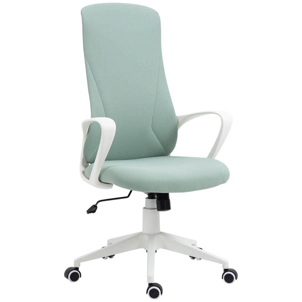 Sedia da Ufficio Girevole ¨C Xylo ¨C Schienale Alto Regolabile con Braccioli Verde 62x56x110-119cm