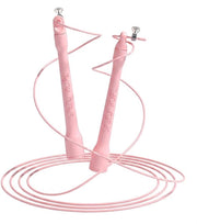 Touw percorso professionale - Estensibile corda di acciaio 2,8 m - Maniglie antiscivolo ergonomiche - Bucoli a rulli doppi - Leggero - Ideale per fitness/boxe - Corda fitness