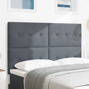 Testiera Grigio scuro 160 cm Velluto 3337842
