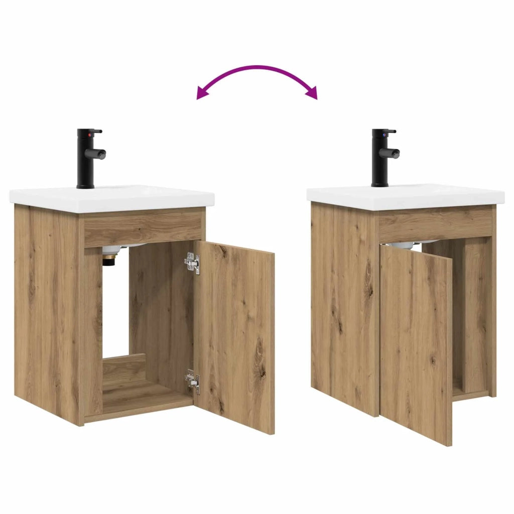 Mobile bagno con rubinetto Rovere Artigianale 42 x 40 x 74,5 cm 889536