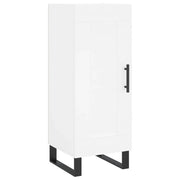 Buffet credenza cassettiera mobiletto mobile contenitore organizer per cucina soggiorno salotto 34,5 x 34 x 90 cm legno ingegnerizzato bianco 02_0030251