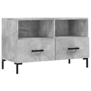 Mobile TV multimediale mensola TV credenza TV sala da pranzo soggiorno camera da letto 80 x 36 x 50 cm legno ingegnerizzato grigio 02_0026300