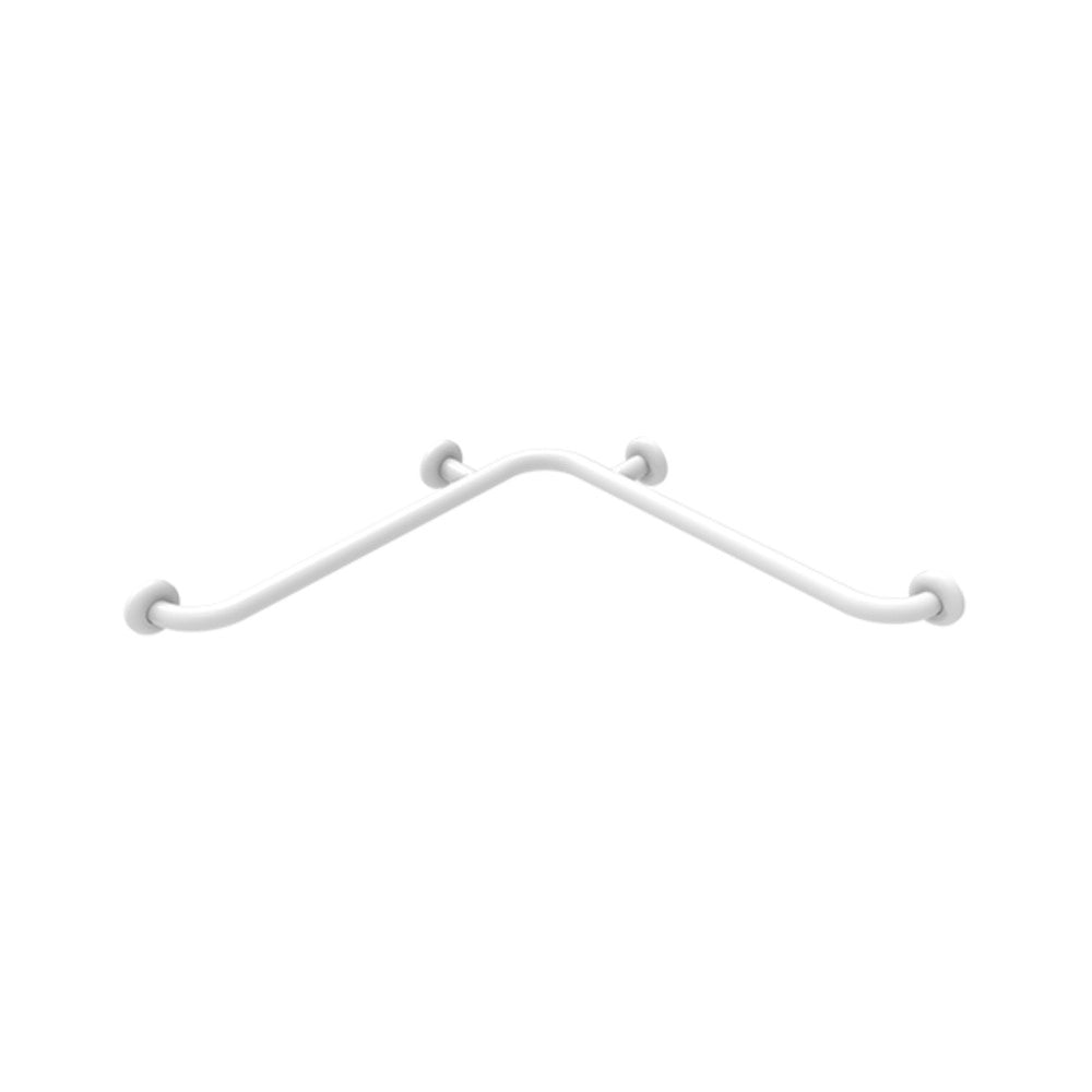 Maniglia angolare di sicurezza in acciaio inox cm 70x70 cm