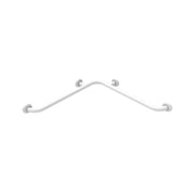Maniglia angolare di sicurezza in acciaio inox cm 70x70 cm