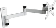 Sostegno per schermo TV per camper e caravan - rotativo, inclinabile, estensibile - per schermi LED LCD da 13 a 32 pollici con VESA 75 100 bianco Model: L52W