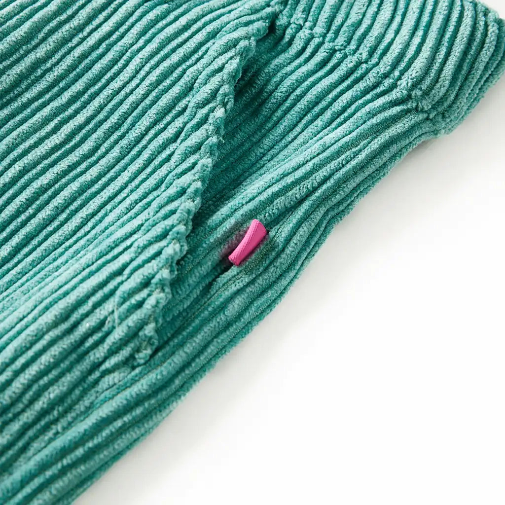 Pantaloni per Bambini in Velluto a Coste Verde Menta 104 14365