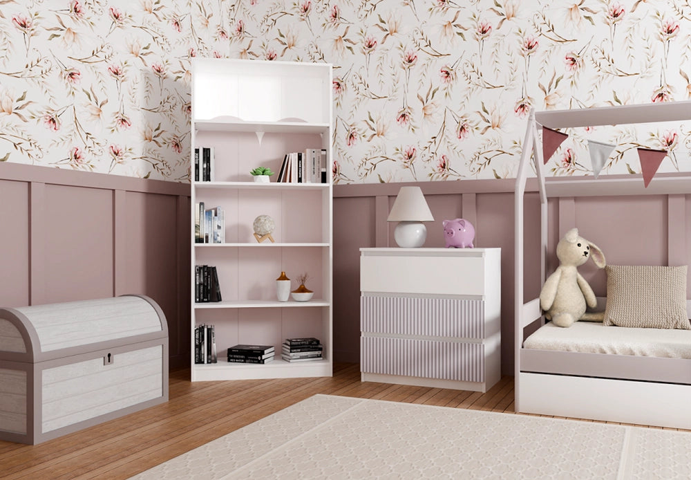 Cassettiera MALWA M3 ARTESO pink rosa per camera e soggiorno