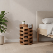 Comodino 30x30x45 cm in Legno Massello di Teak 288808