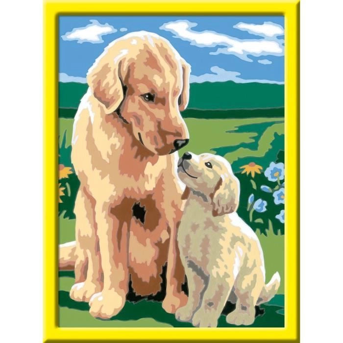 CreArt Kids 18x24 cm Amore materno, Kit da dipingere con i numeri, Numeri artistici, Dai 7 anni in su, 25827, Ravensburger