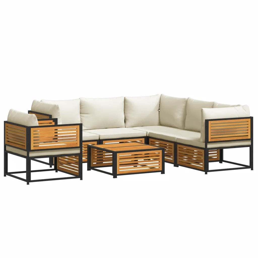 Set Divano da Giardino 7 pz con Cuscini Legno Massello Acacia 3214913