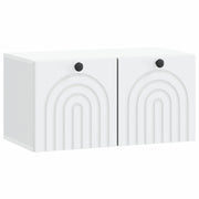 Mobile Porta TV da Muro Bianco 59,5 x 31 x 30 cm 898195