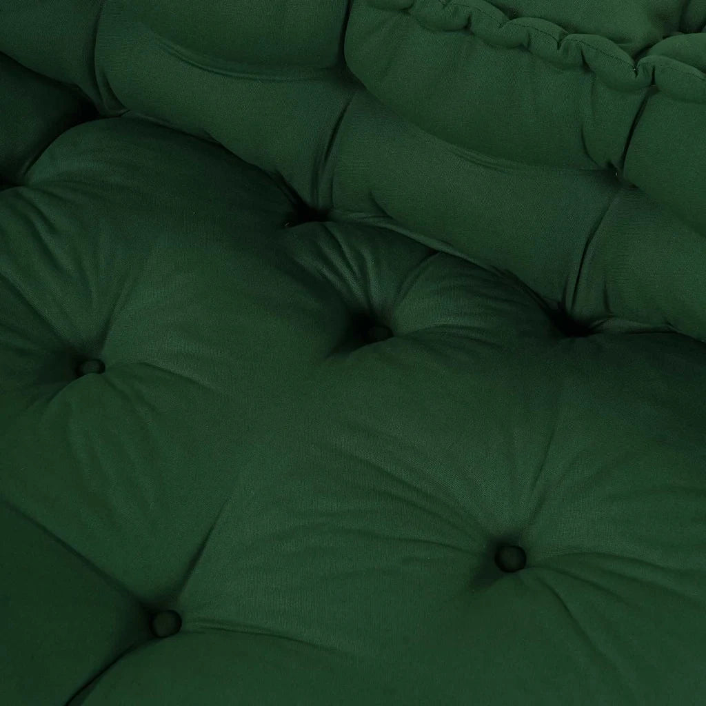 Cuscino per Divano Pallet 2 pz | Cuscini per sedie Verde 120 x 80 x 38 cm Tessuto