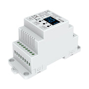 TRIAC DALI Dimmer Da Guida DIN, Con Display Digitale, Dimmerabile 220V Taglio di Fase, Pulsante NO, DALI-2, 1 Canale 1,5A Max 360W, 1 Indirizzo, Curva Lineare o Logaritmica