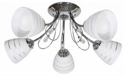 Lampadario Candellux Simpli 35-63854 5xE27 cromo vetro
