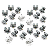 20x Ganci per scope Appendiscope da parete Portascopa In acciaio