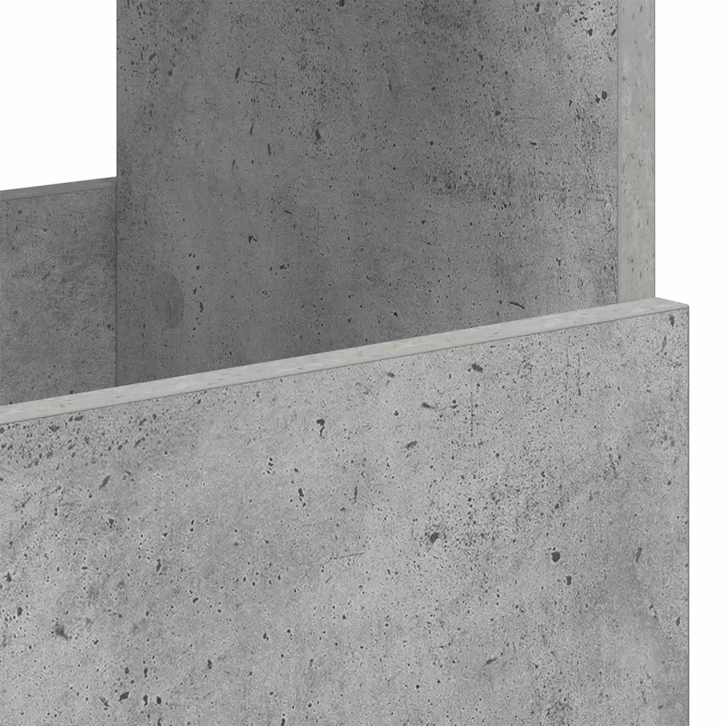 Scaffale per riviste Grigio cemento 68,5 x 30 x 45 cm CFW3032085