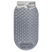 Trade Shop - Tappeto Tappetino Antiscivolo Per Vasca Da Bagno Doccia 34.5 X 67.5 Cm Grigio 10791 -