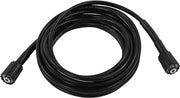 Hogedrukreinigingsslang PVC-rubber 9m per dakraam - Autowasslang M22 15MM 2 estremità.