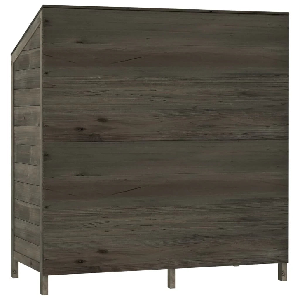 Casetta da giardino 102 x 52 x 112 cm in legno massello di abete antracite 02_0044040