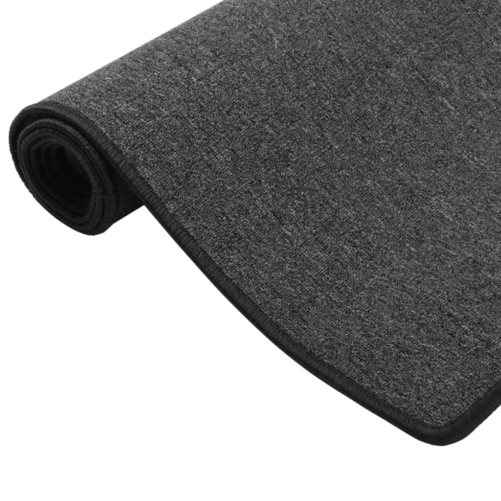 Tappeto del soggiorno | Tappeto Corsia Antracite 80x200 cm