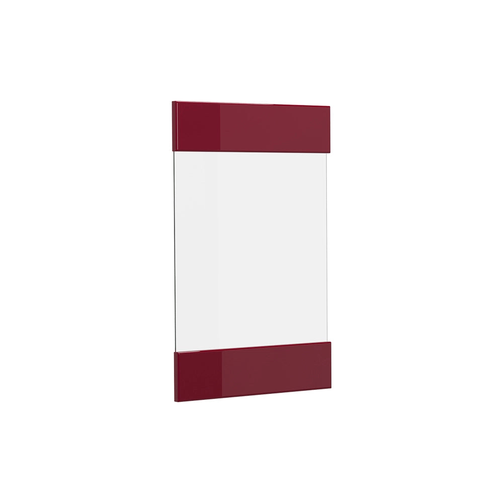 Vicco Frontale cucina Rosso lucido 39.6 x 59 cm frontale del mobile per pensile con vetro