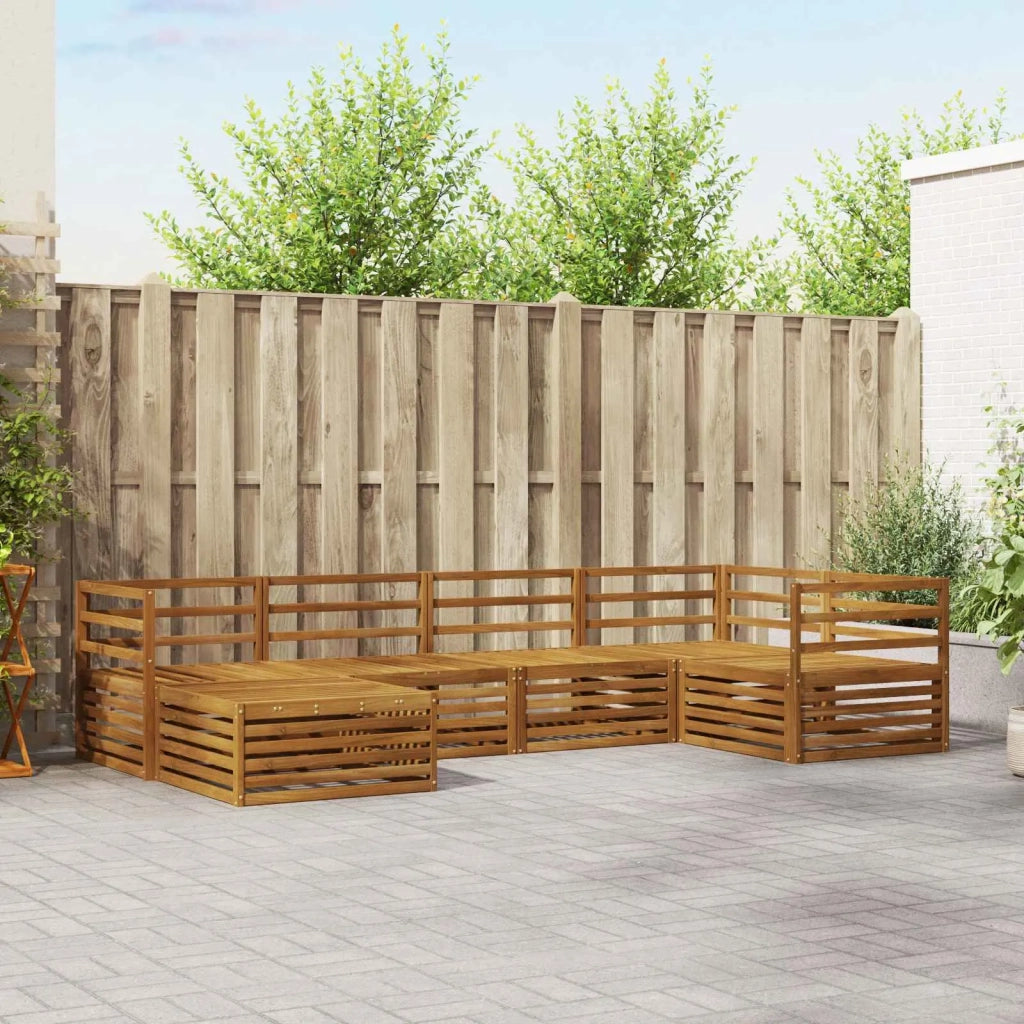 Set di divani da esterno 6 pcs Naturale 3373719