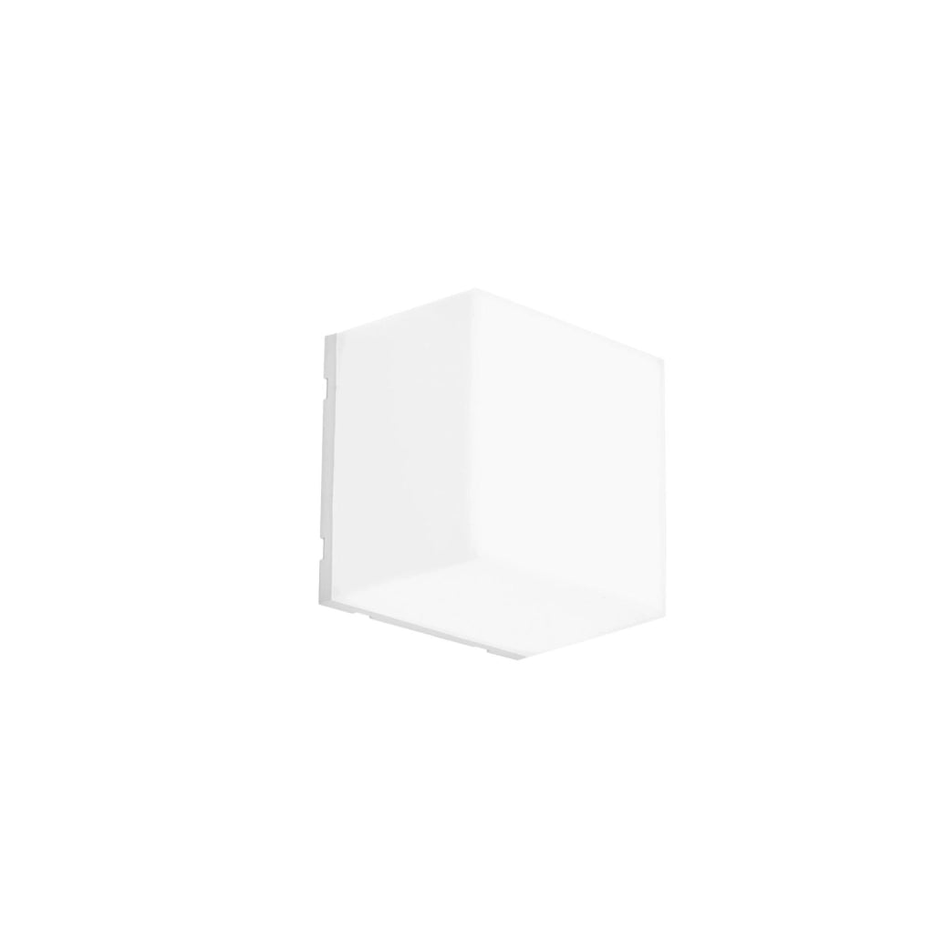 PLAFONIERA LED TOGO BIANCA QUADRATA 5W 600LM CCT 3000K / 4000K / 6500K IP65 10X10X7,5CM