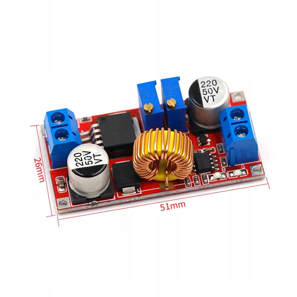 Convertitore Step Down XL4015 DC/DC 1,25-32V CC CV 5A – Alta Efficienza 96% | Protezione Avanzata