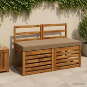 Cuscini per Panchina a 2 Pezzi SOEST 2 pz 100% Poliestere 950235