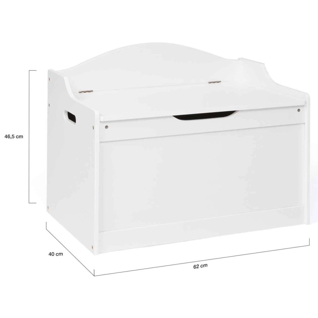 IDMarket - Panca per bambini MATEO in legno bianco