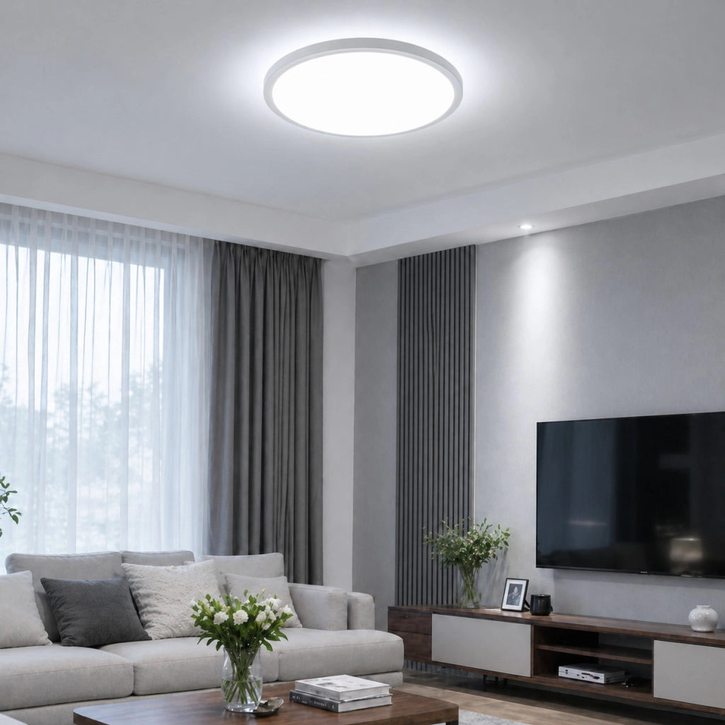 PLAFONIERA LED 45W TONDA Ø50CM LUCE 3000K 4000K 6500K SOFFITTO 3CCT BTL-1001