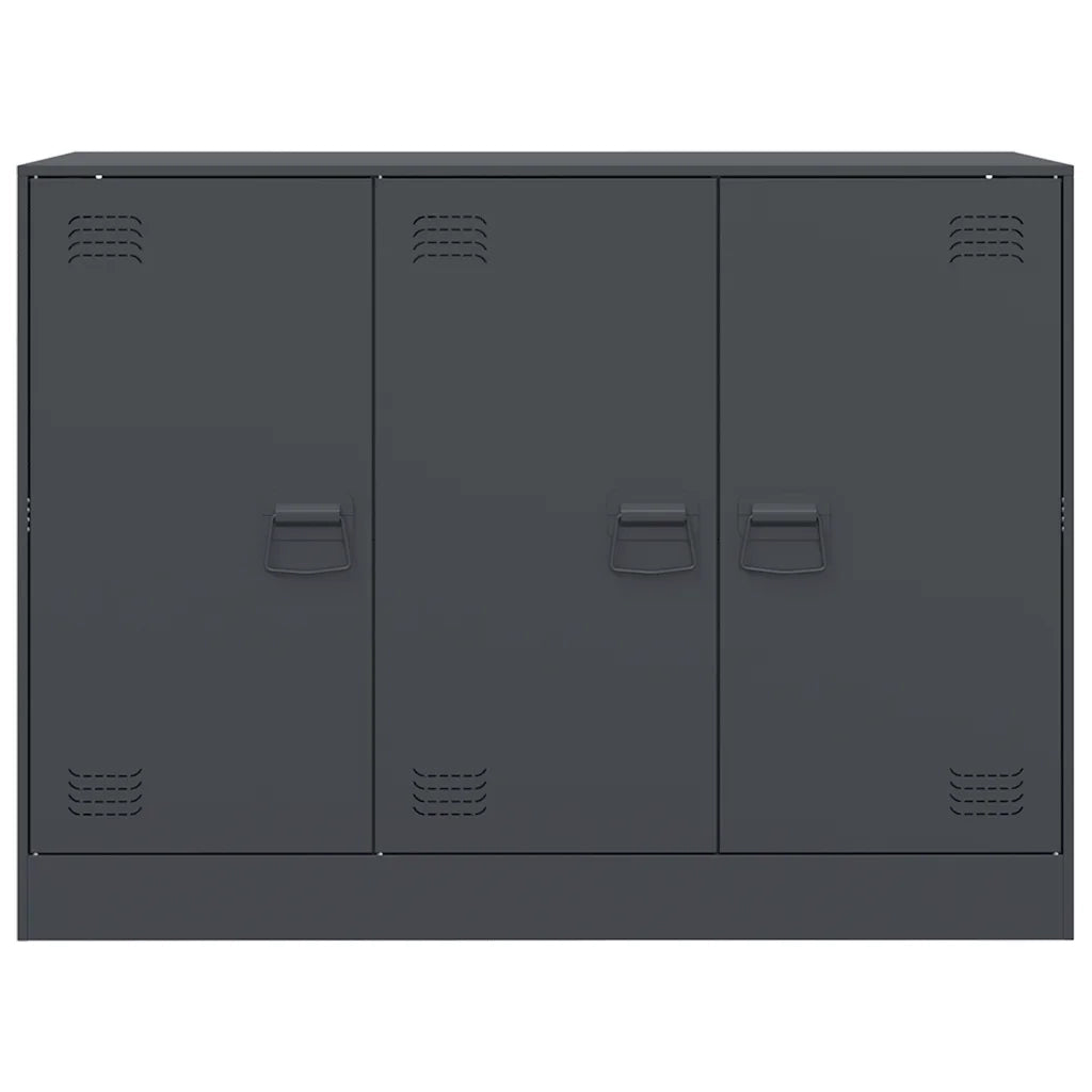 Credenza Antracite 99x39x73 cm in Acciaio