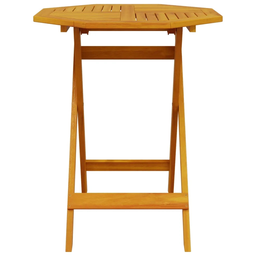Set BistrÃ² Pieghevole 3pz in Legno Massello di Acacia