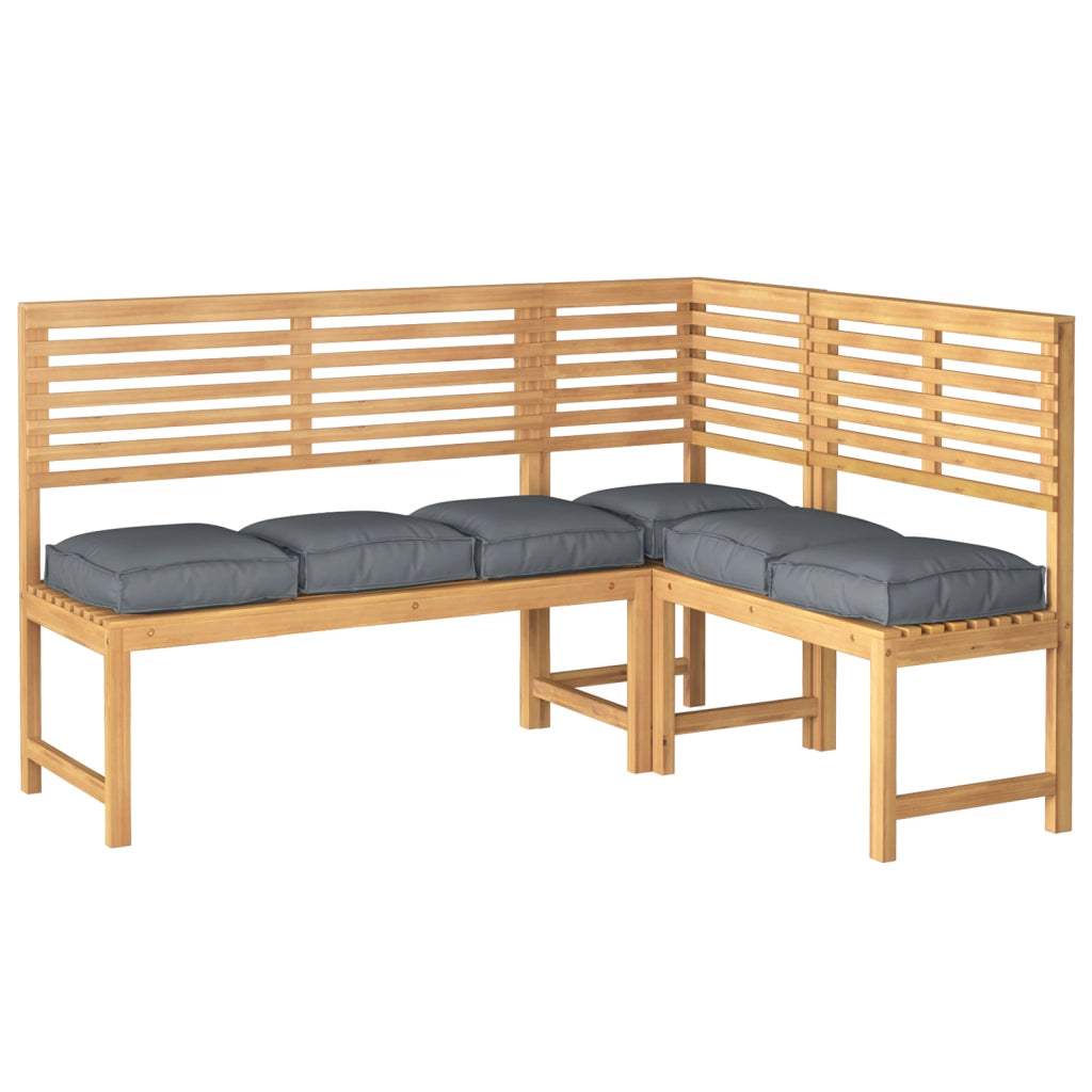 Cuscini per pallet per seduta 6 pz Antracite 40x40x8 cm Tessuto Oxford
