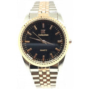 Trade Shop - Orologio Da Polso Ik Collection Analogico Al Quarzo Silver Rosa Quadrante Nero -