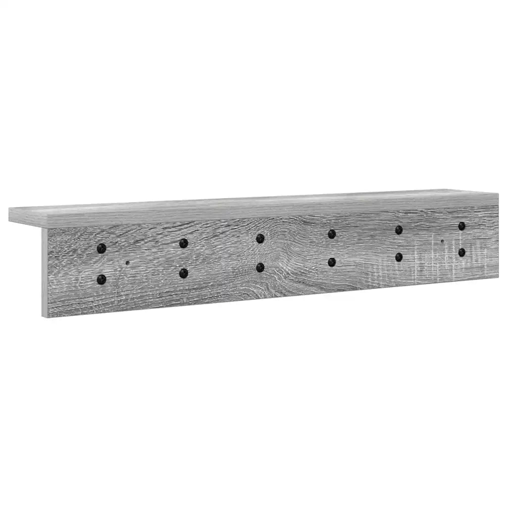 Appendiabiti a muro Grigio Sonoma 60 x 10,5 x 10,5 cm 874360