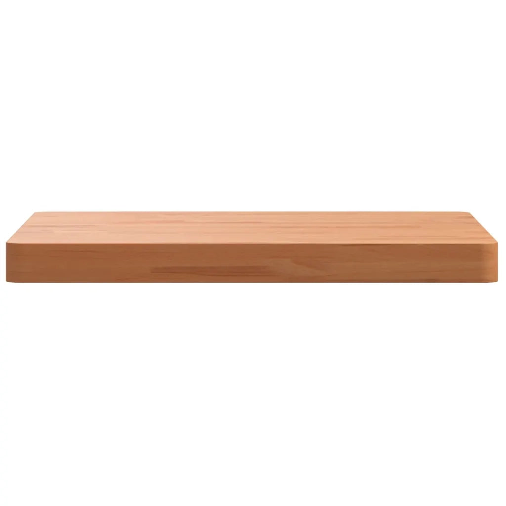 Piano per Tavolo 50x50x4 cm Quadrato Legno Massello di Faggio 355979