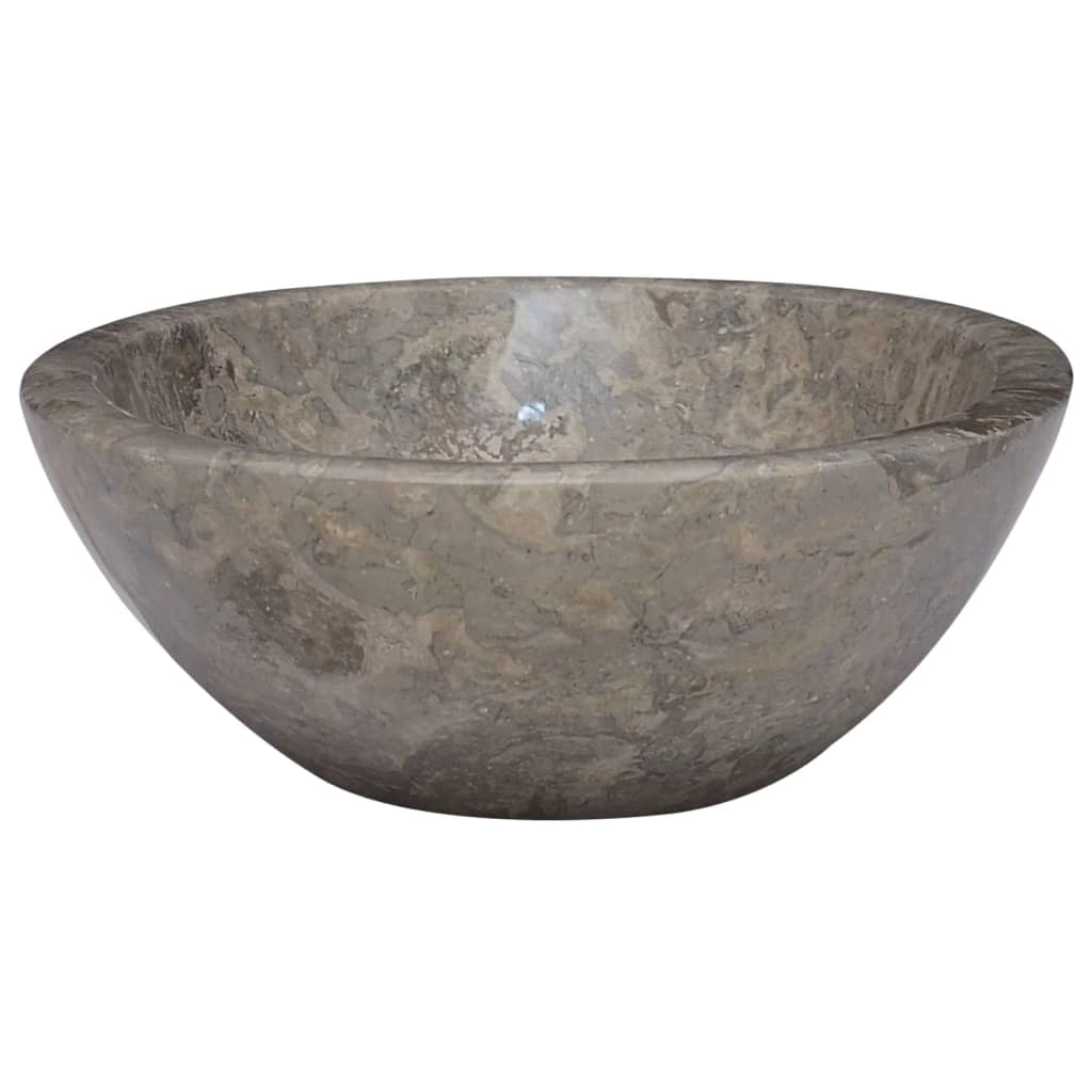 Lavandino da bagno lavabo da appoggio lavabo da WC lavabo da bagno lavabo da interno 53 x 40 cm marmo grigio 02_0002817