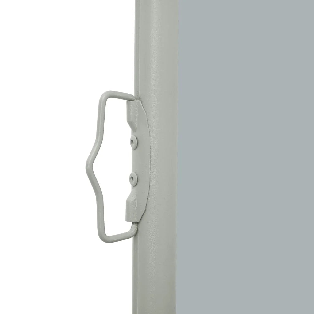 Tenda da sole laterale retrattile/schermo privacy per patio giardino terrazza balcone 170 x 300 cm grigio 02_0007314