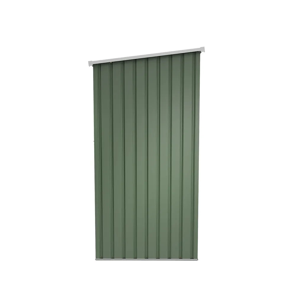 Casetta da giardino in acciaio zincato verde 1,51x1,03xh1,96 m - 48kg- 1,55 metri quadri