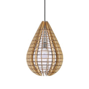 Lampada a sospensione Illumination in compensato naturale Vikasa Home